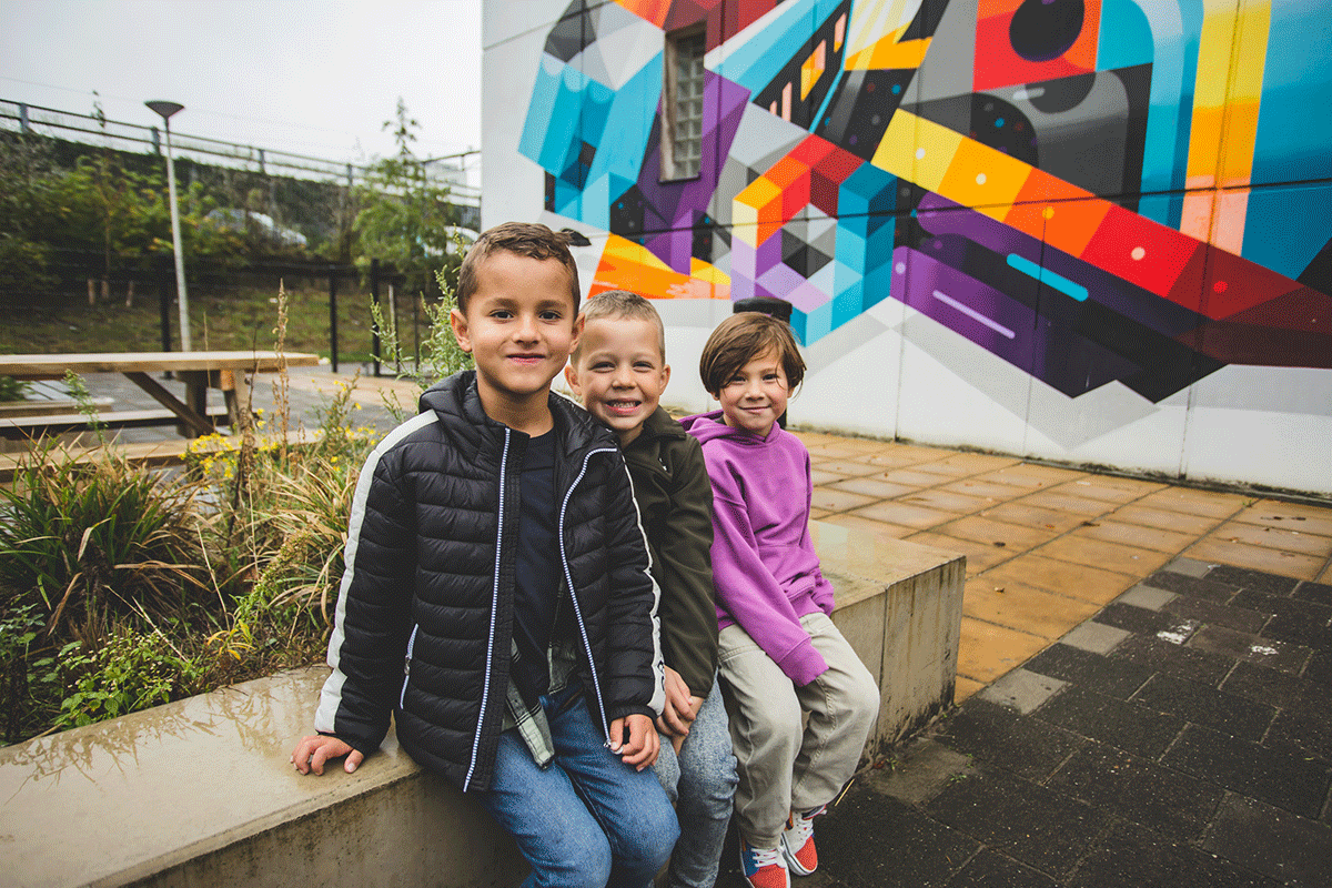 Studenten voor hogeschool