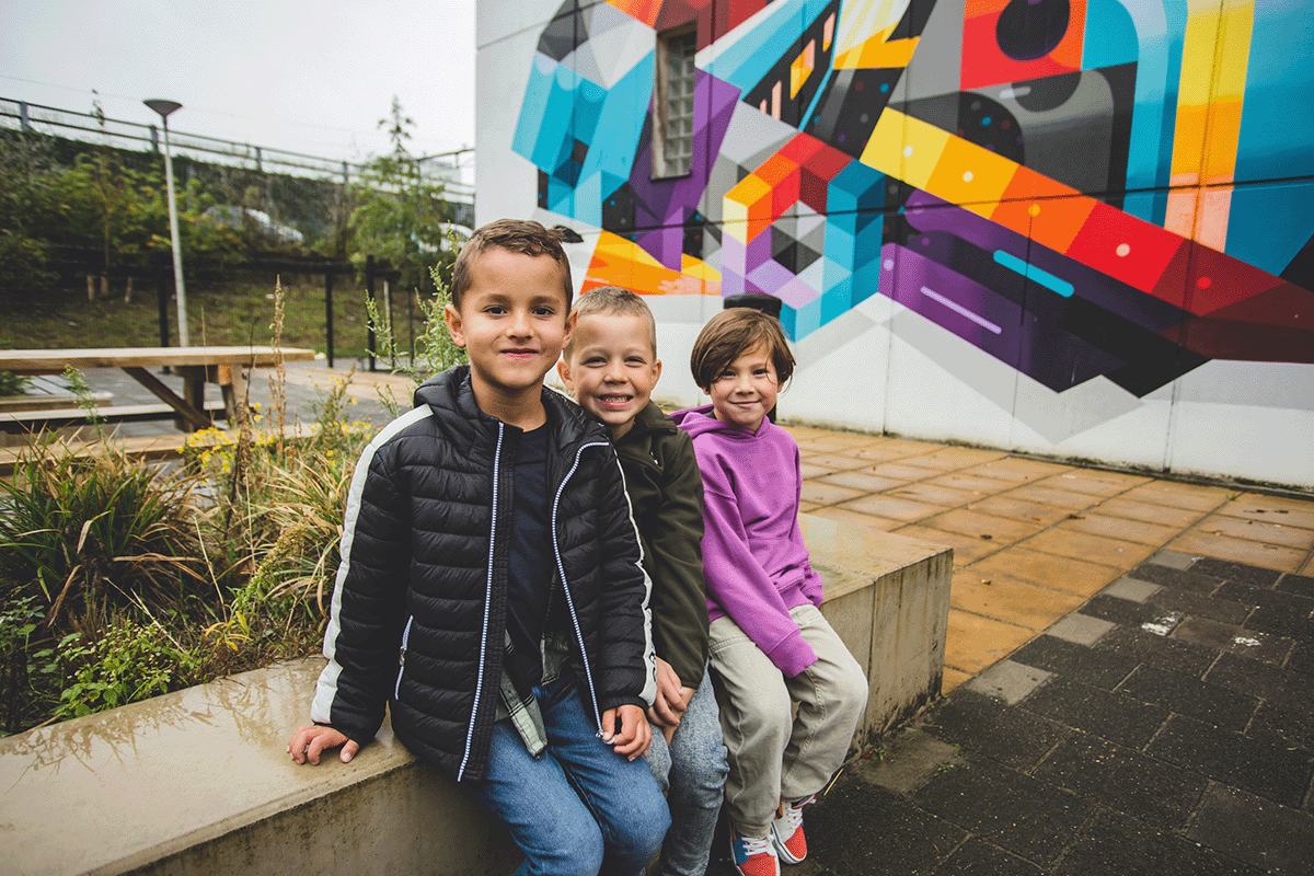 Studenten voor hogeschool